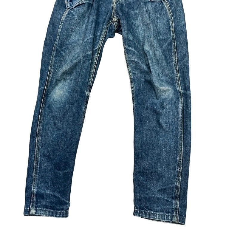 KAPITAL インディゴデニム切替テーパードサルエルイージーパンツ