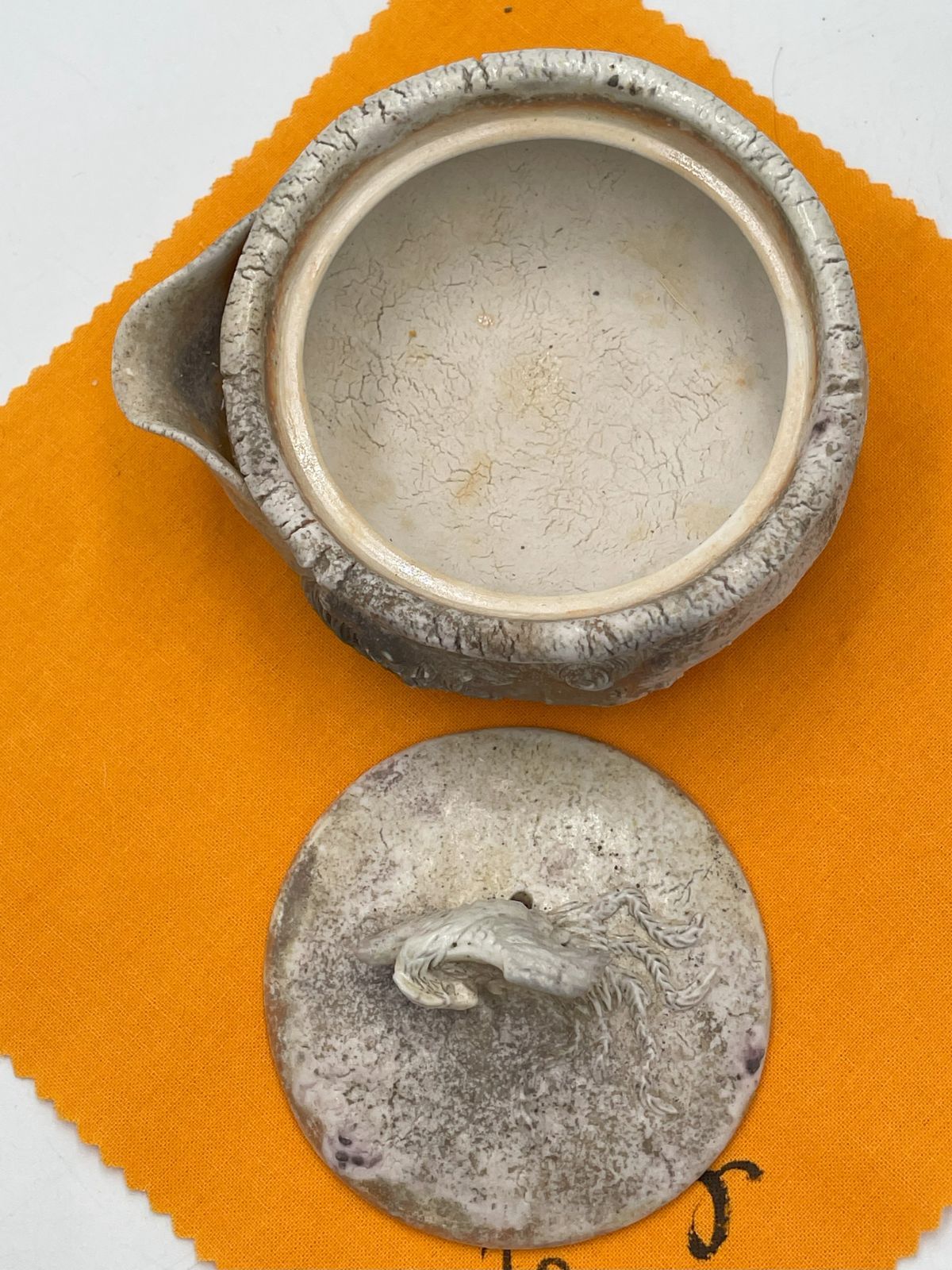 備前焼白備前難波誠治作鳳凰宝瓶NS13