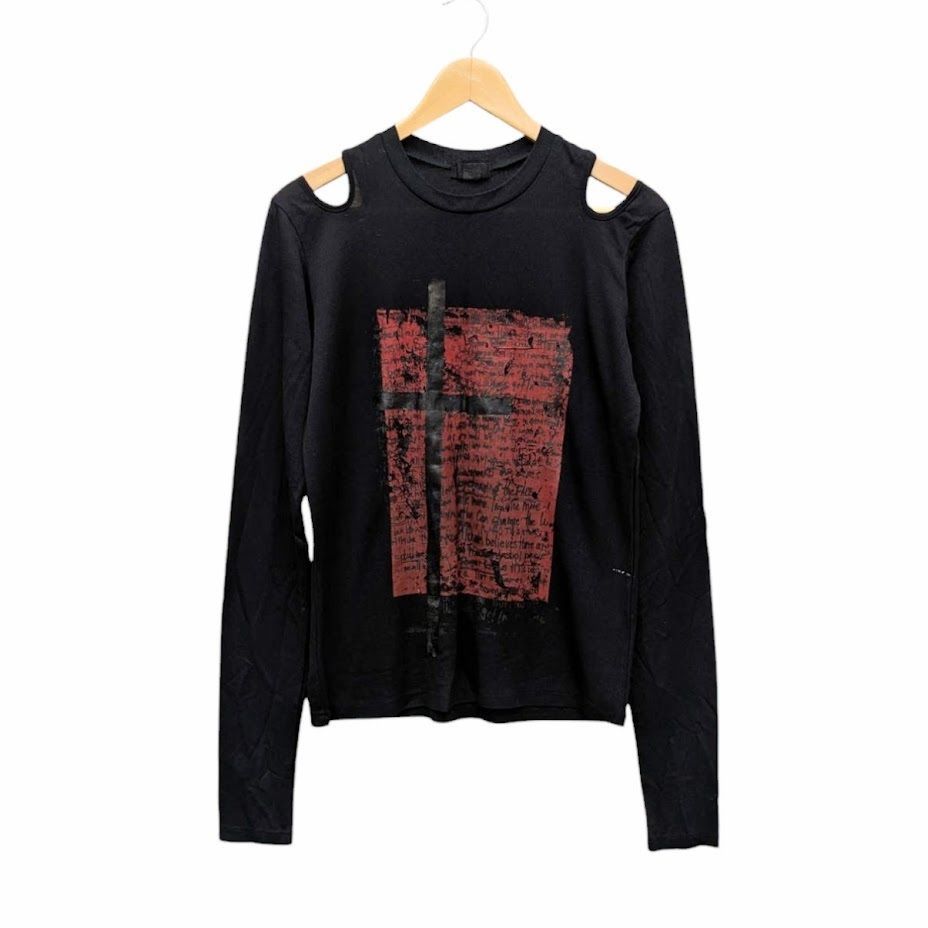 h.naoto カットソー 長袖 エイチナオト エイチナオト Blood 長袖