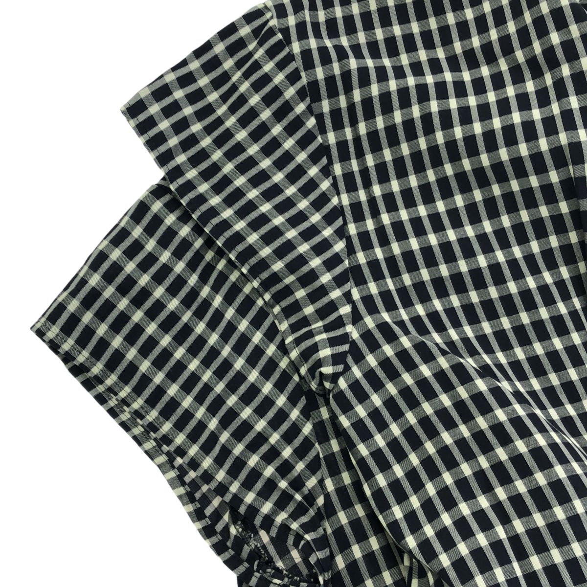 MACKINTOSH　LONDON　マッキントッシュロンドン　G5J80-372-09　ノースリーブ　シャツワンピース　サイズ40　チェック柄　ブラック/ホワイト