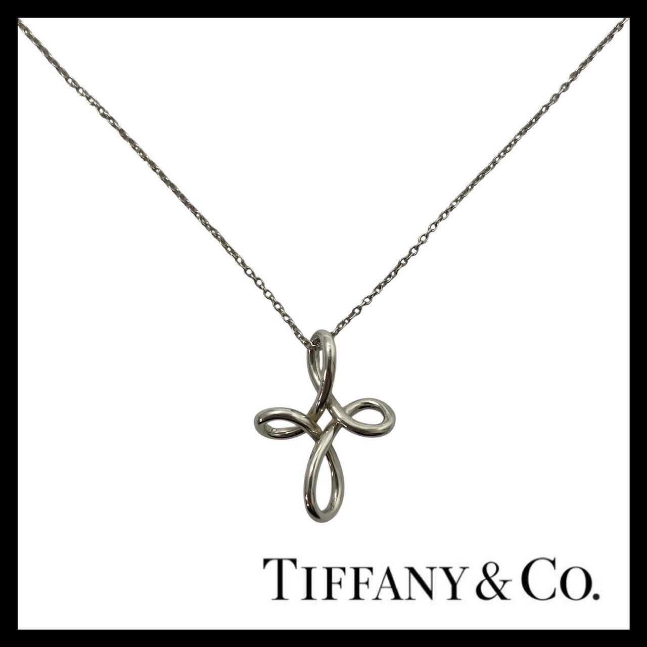 ティファニー エルサペレッティ インフィニティ クロス ネックレス トップ SV Tiffany & Co. - TIFFANY&Co. ティファニー エルサ ペレッティ