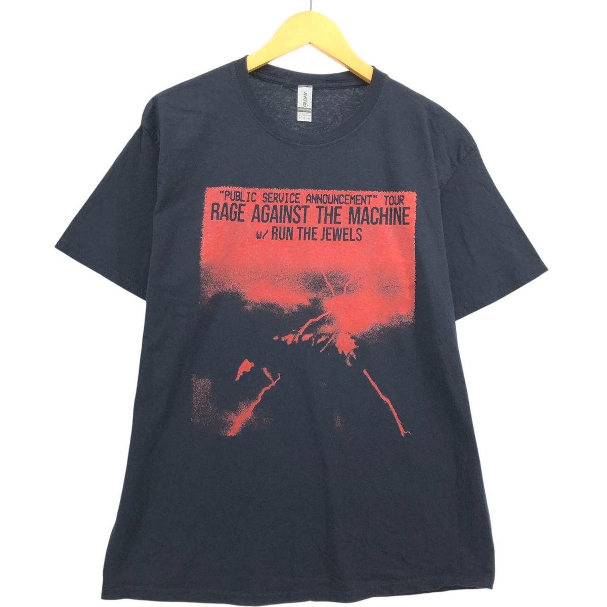 古着 ギルダン GILDAN RAGE AGAINST THE MACHINE レイジアゲインストザマシーン バンドTシャツ バンT メンズXL相当|eaa558993