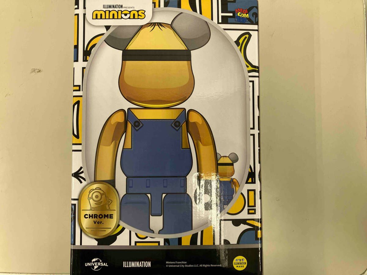 メディコム・トイ KEVIN Chrome Ver. 100%&400% BE@RBRICK BE