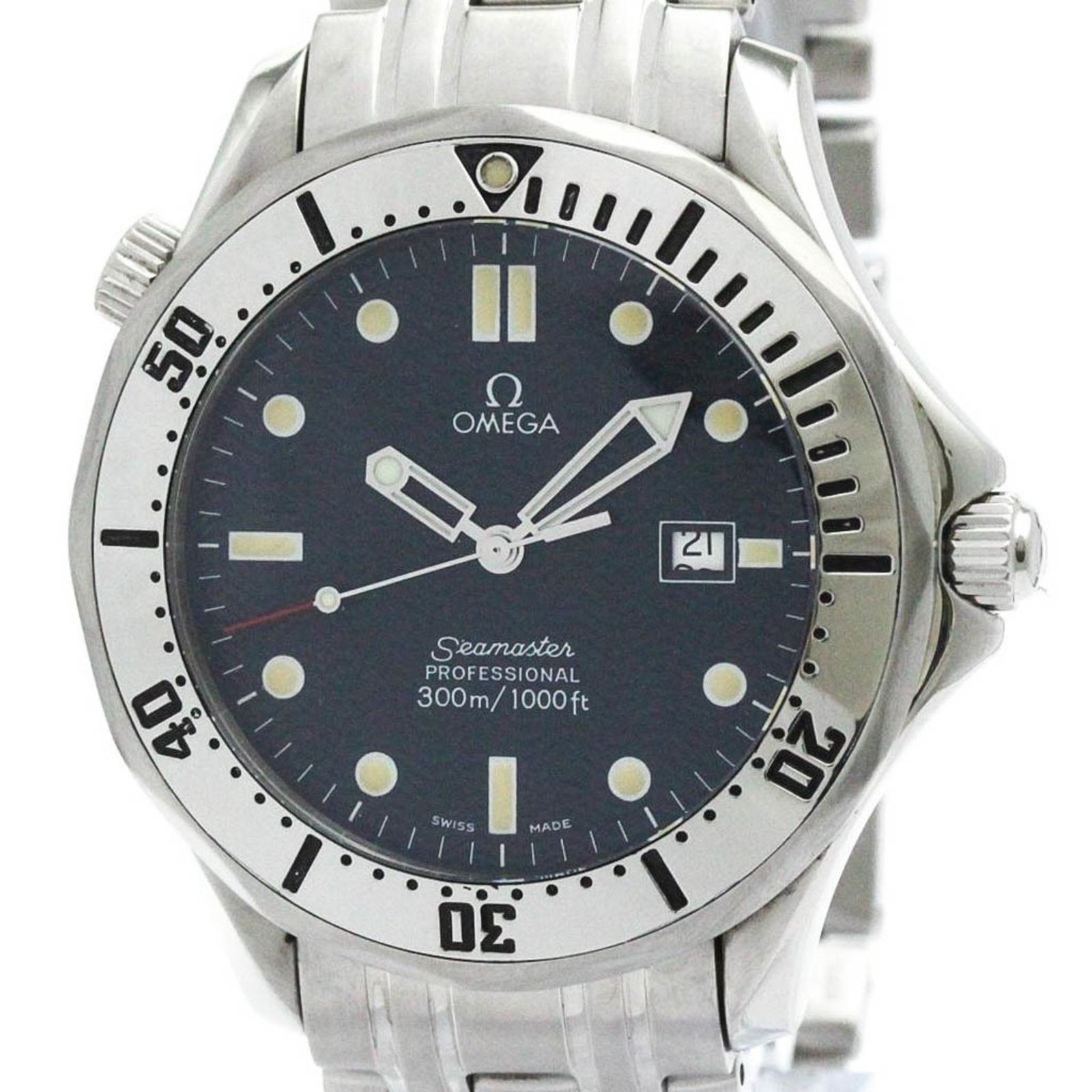 オメガ OMEGA シーマスター プロフェッショナル 300M ステンレススチール クォーツ メンズ 時計 2542.80 外装仕上げ済み 中