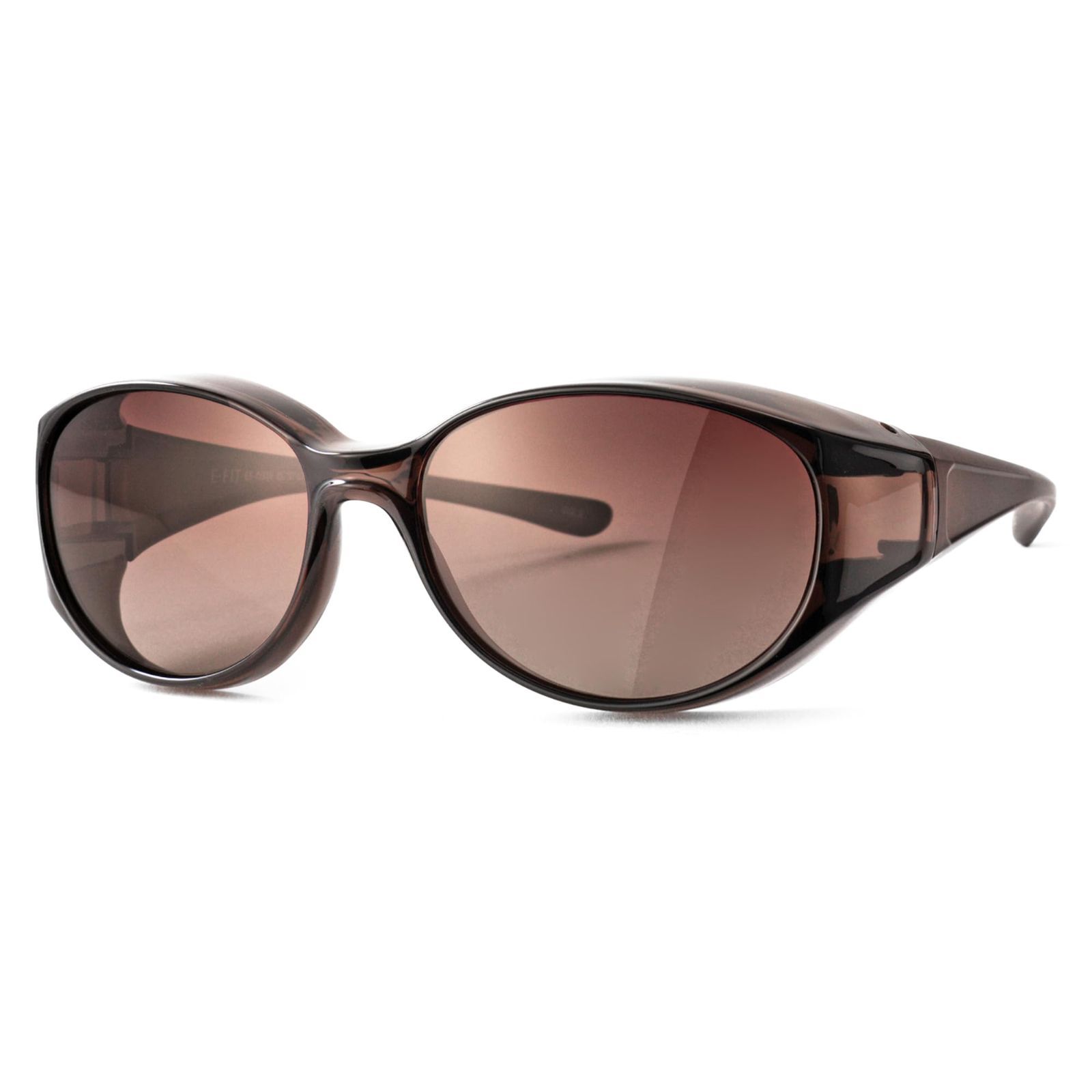 オーバーグラス 偏光サングラス 運転用 紫外線カット レディース UV400カット メガネの上からサングラス オーバーサングラス EF-OS06 E-FIT