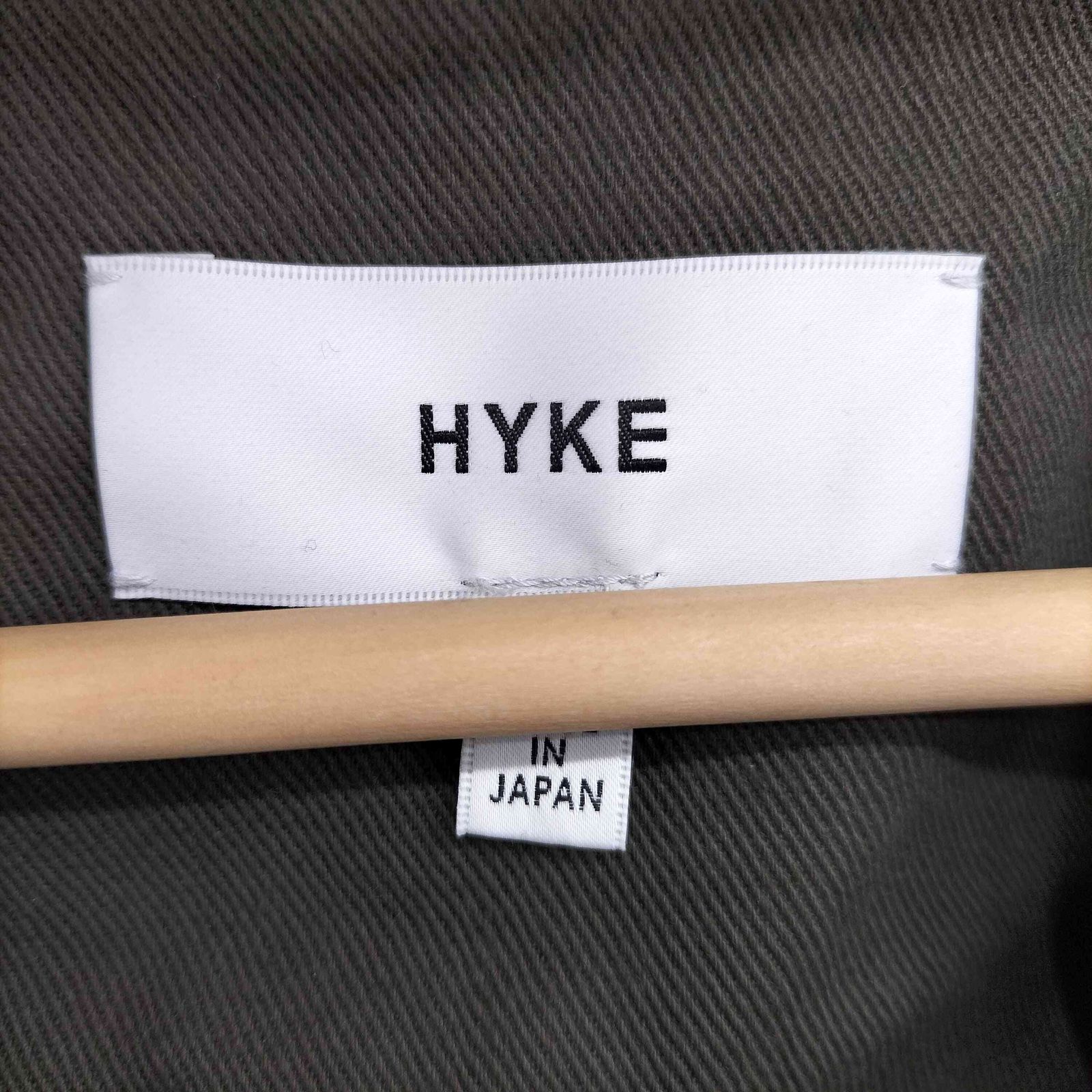 HYKE(ハイク) レースアップデッキパーカー レディース JPN：1  中古 古着 0411 ハイク HYKE レースアップデッキパーカー レディース JPN：1