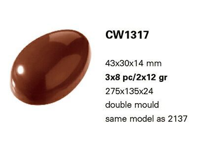 ChocolateWorld チョコレートモールド玉子型