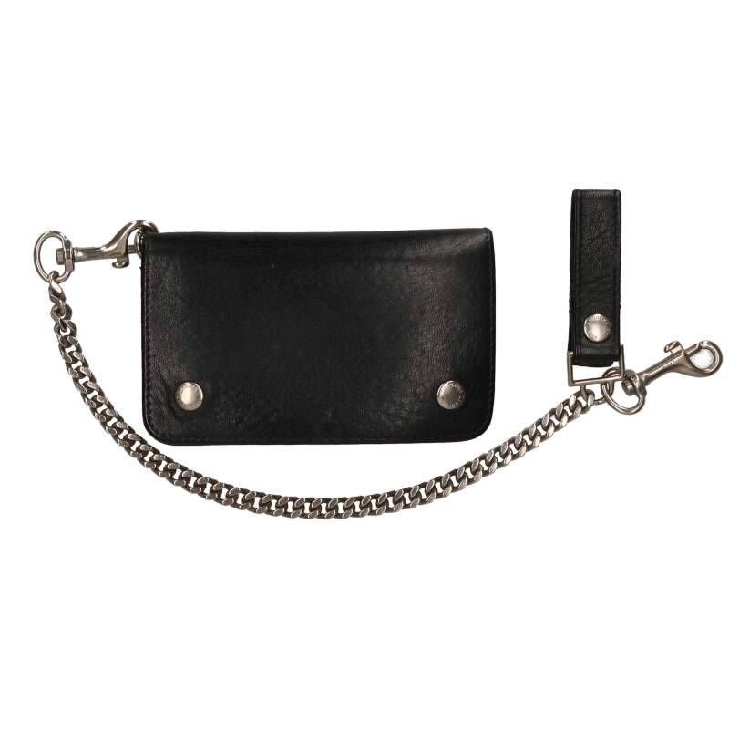 サンローランパリ 360938 ウォレットチェーン付きレザー財布 メンズ