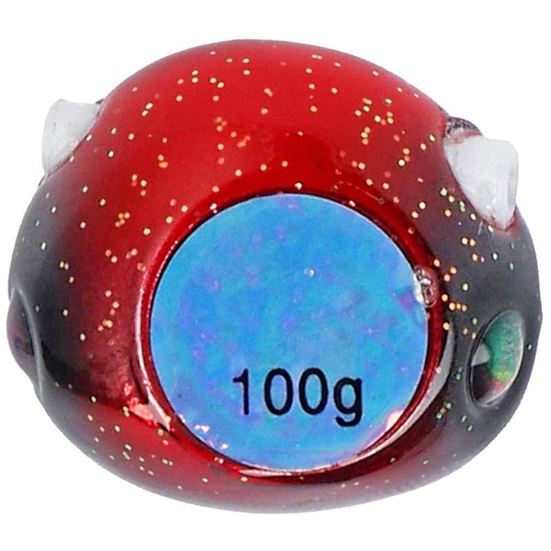ダイワ(DAIWA) タイラバ 紅牙 ベイラバーフリーTG α ヘッド 100g 紅牙レッド ルアー 0