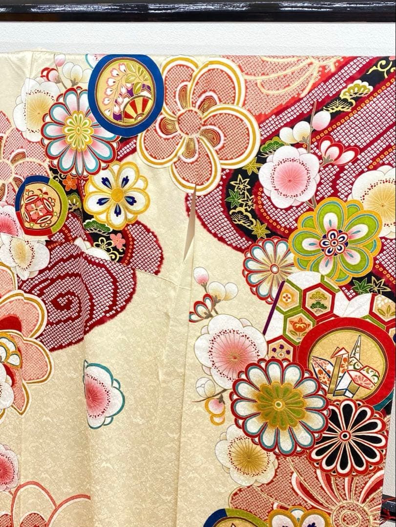 振袖 豪華 金駒 金彩 紋意匠 身丈170cm 撥水加工済 身幅ゆったり