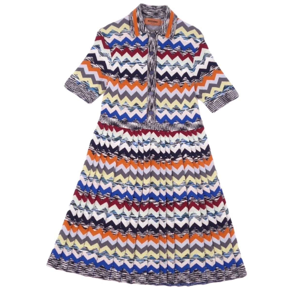 ミッソーニ MISSONI 半袖ニットワンピース 【公式通販】