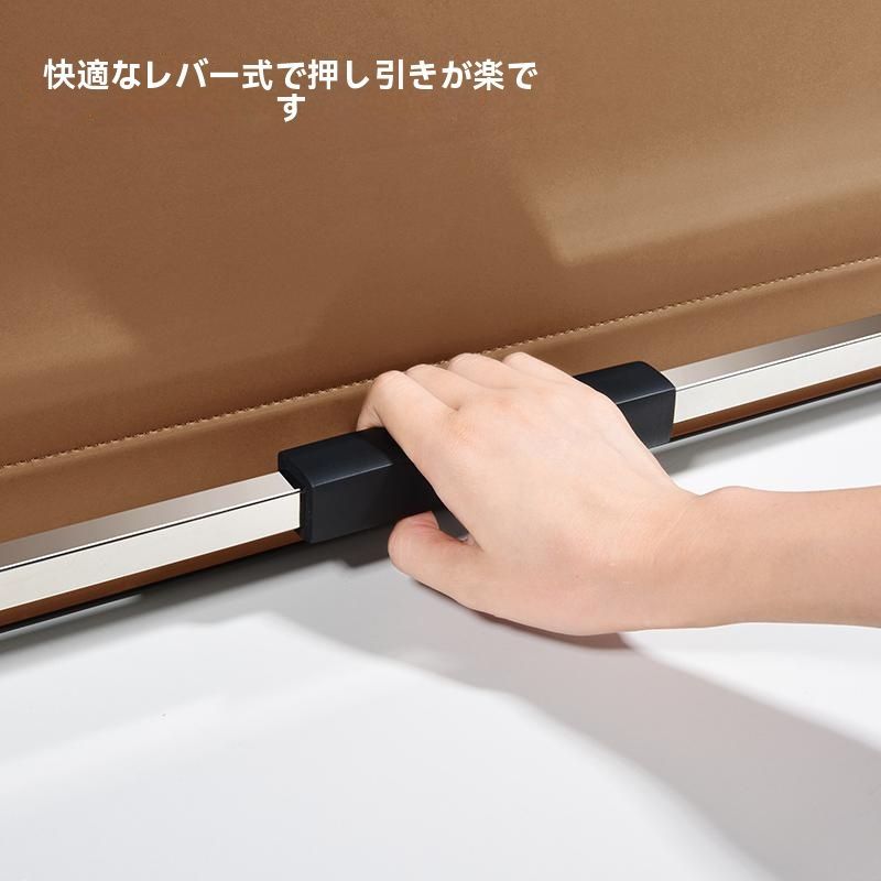 ◆トヨタ プラド LC250 ラゲッジ収納ボックス 後部トランク用 引き出し式収納ケース スタイル ブラック 短款 ライト無 トヨタロゴ付