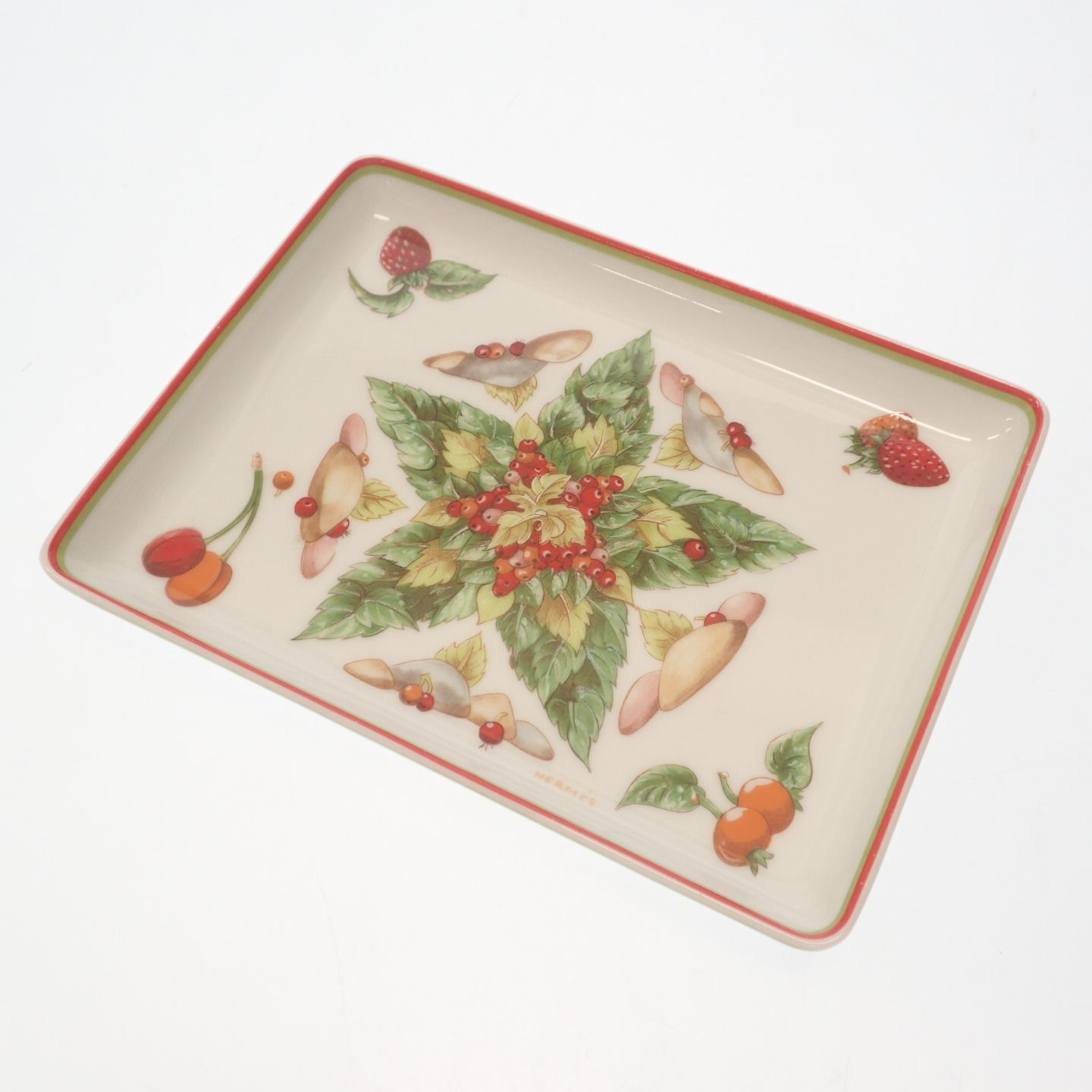 HERMES スクエア プレート ピタゴラス エルメス |2158|☆