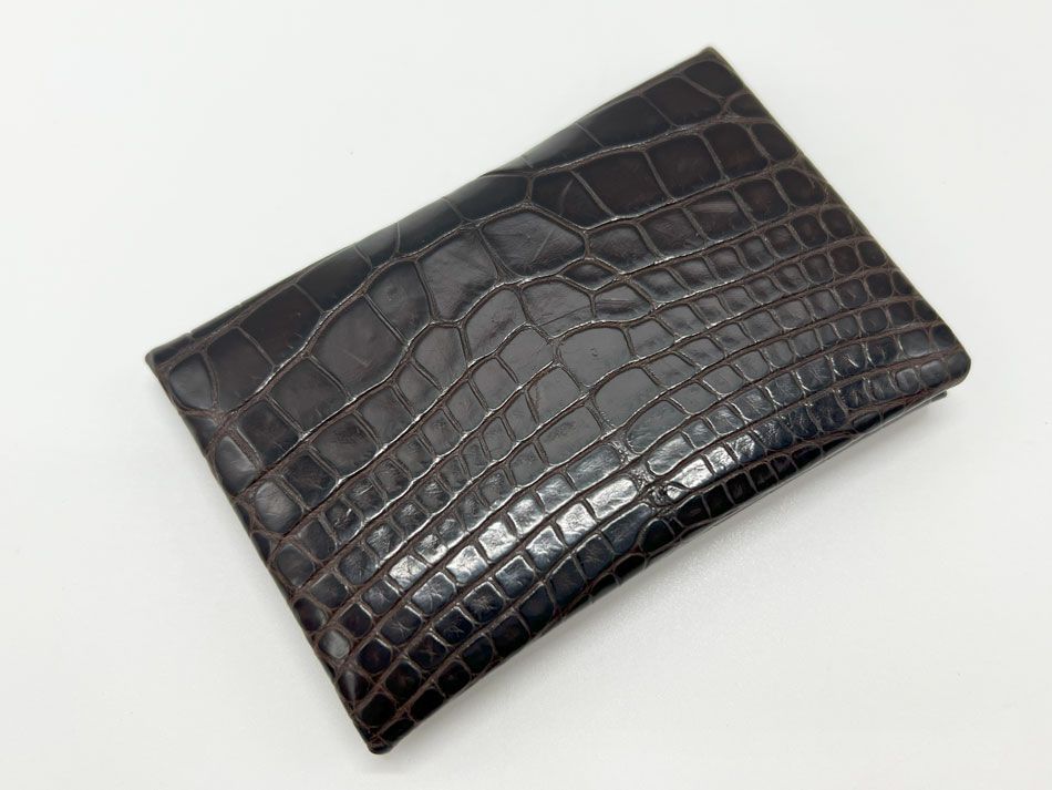 美品✨エルメス カルヴィ シルバー金具 名刺入れ カードケース U刻印 ブラウン エルメス カルヴィ ブラウン 美品✨エルメス カルヴィ シルバー金具