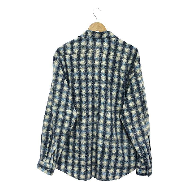 NICENESS ナイスネス  プリンテッドシルクネルチェックシャツ NICENESS ナイスネス KURT プリンテッドシルクネルチェック