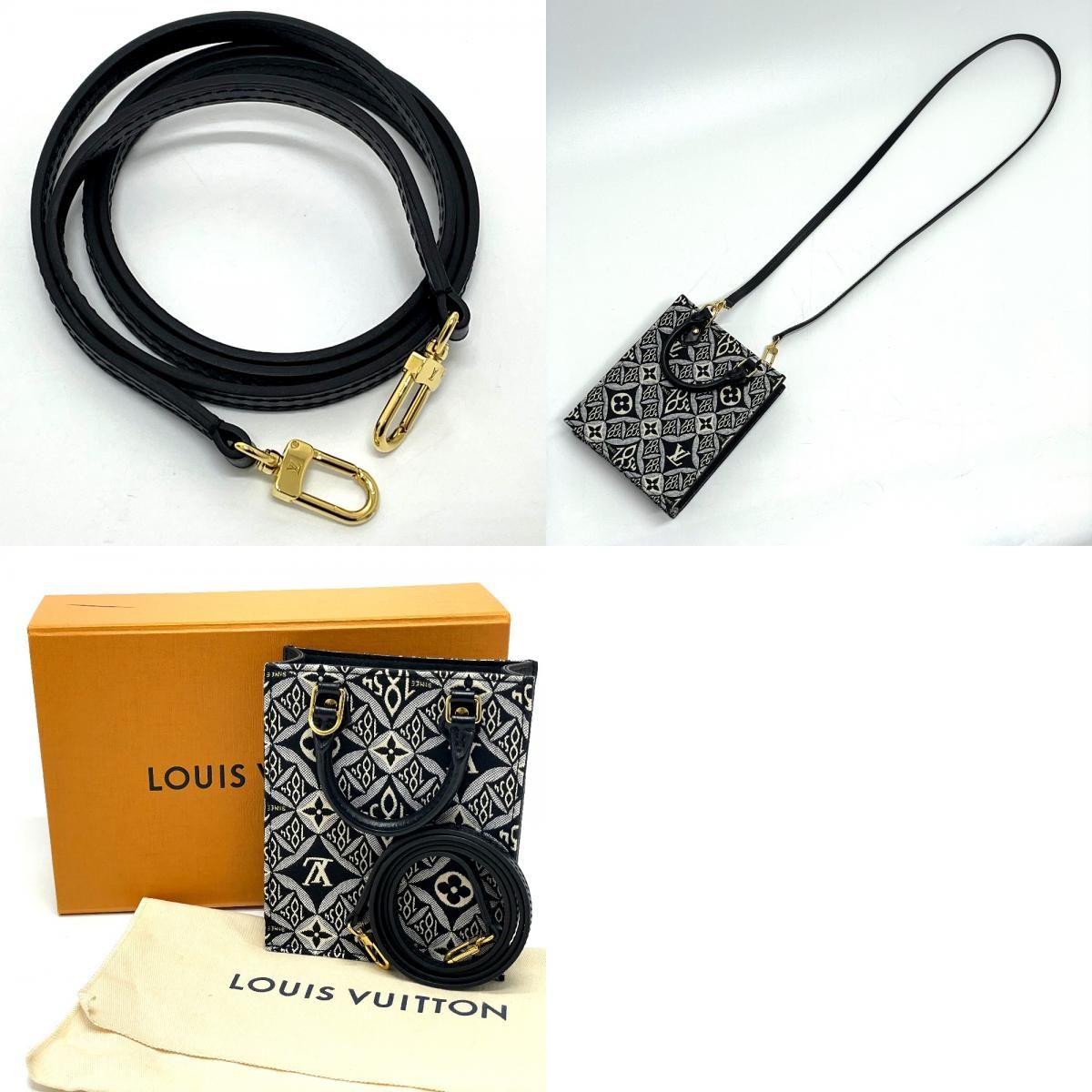 ルイヴィトン モノグラムジャガード SINCE1854 プティットサックプラ