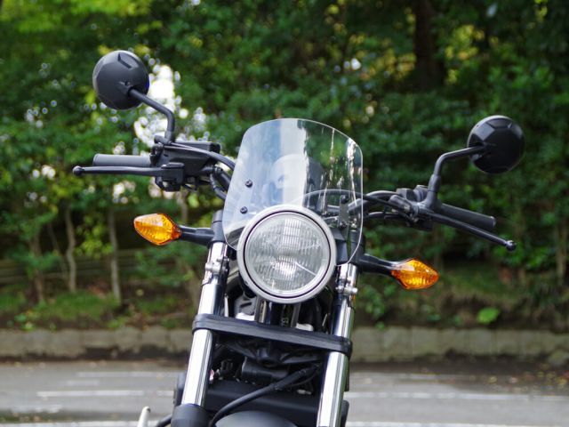 レブル250 レブル500 専用 ウィンドスクリーン ショート クリア