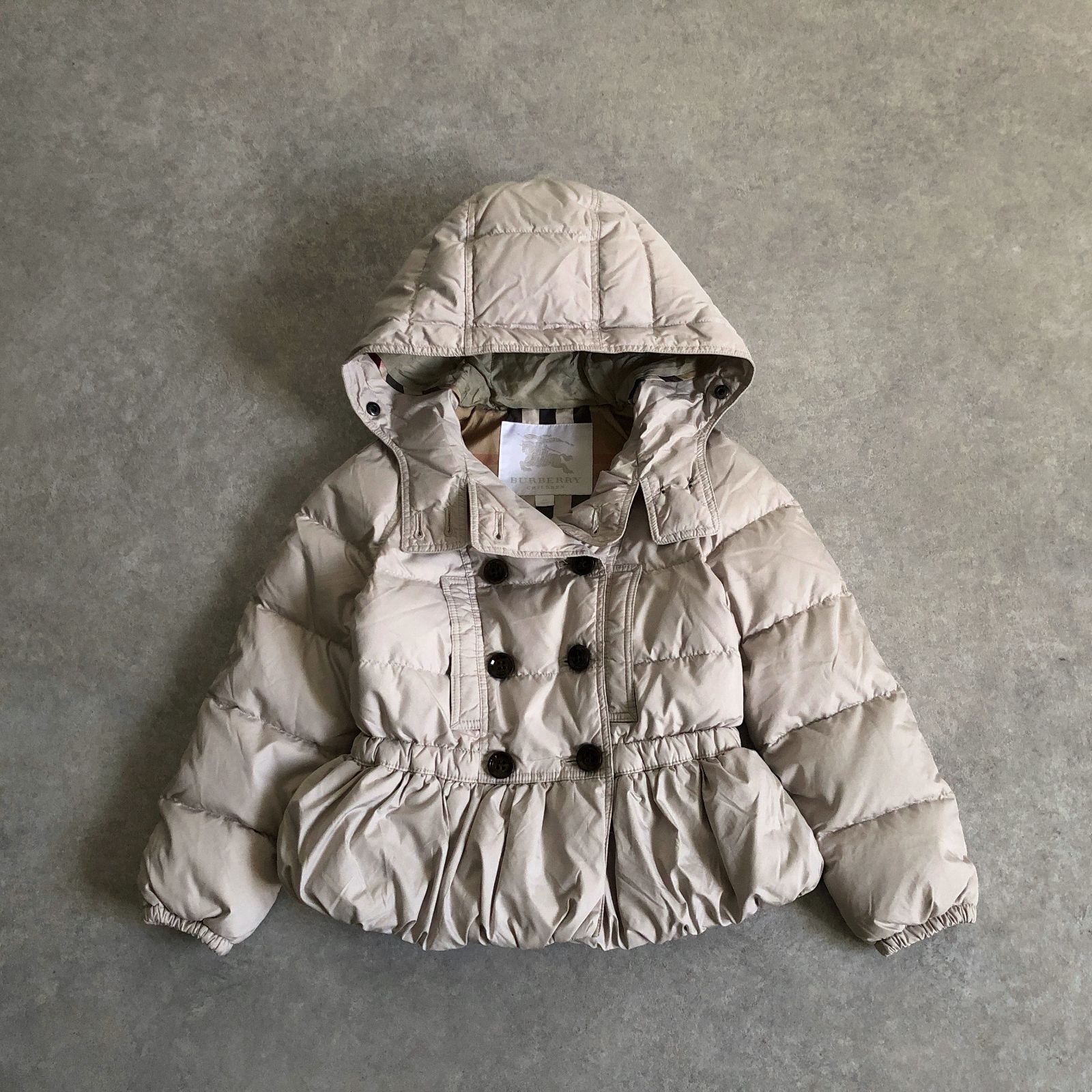 BURBERRY children ジャケット　ノバチェック　バーバリー BURBERRY バーバリー 95 キルティングジャケット フード ノバ