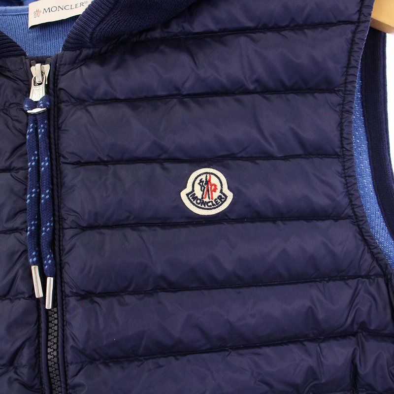 モンクレールMAGLIA TRICOT GILET VEST ネイビーM
