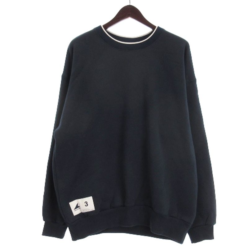 descendant バックロゴ　トレーナー M crew スウェット ディセンダント DESCENDANT トレーナー スウェット プルオーバー