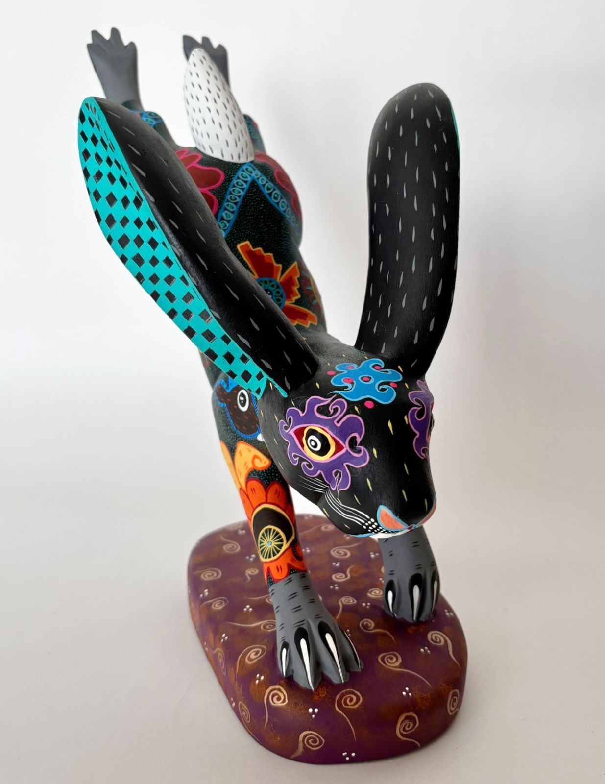 アレブリヘス メキシコ工芸品【サポテックデザインのウサギ】サイズ大