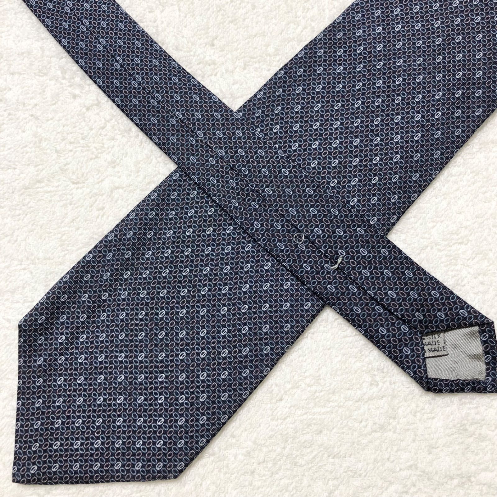 □美品□希少□Dior HOMME ディオールオム ネクタイ 楕円 CD 総