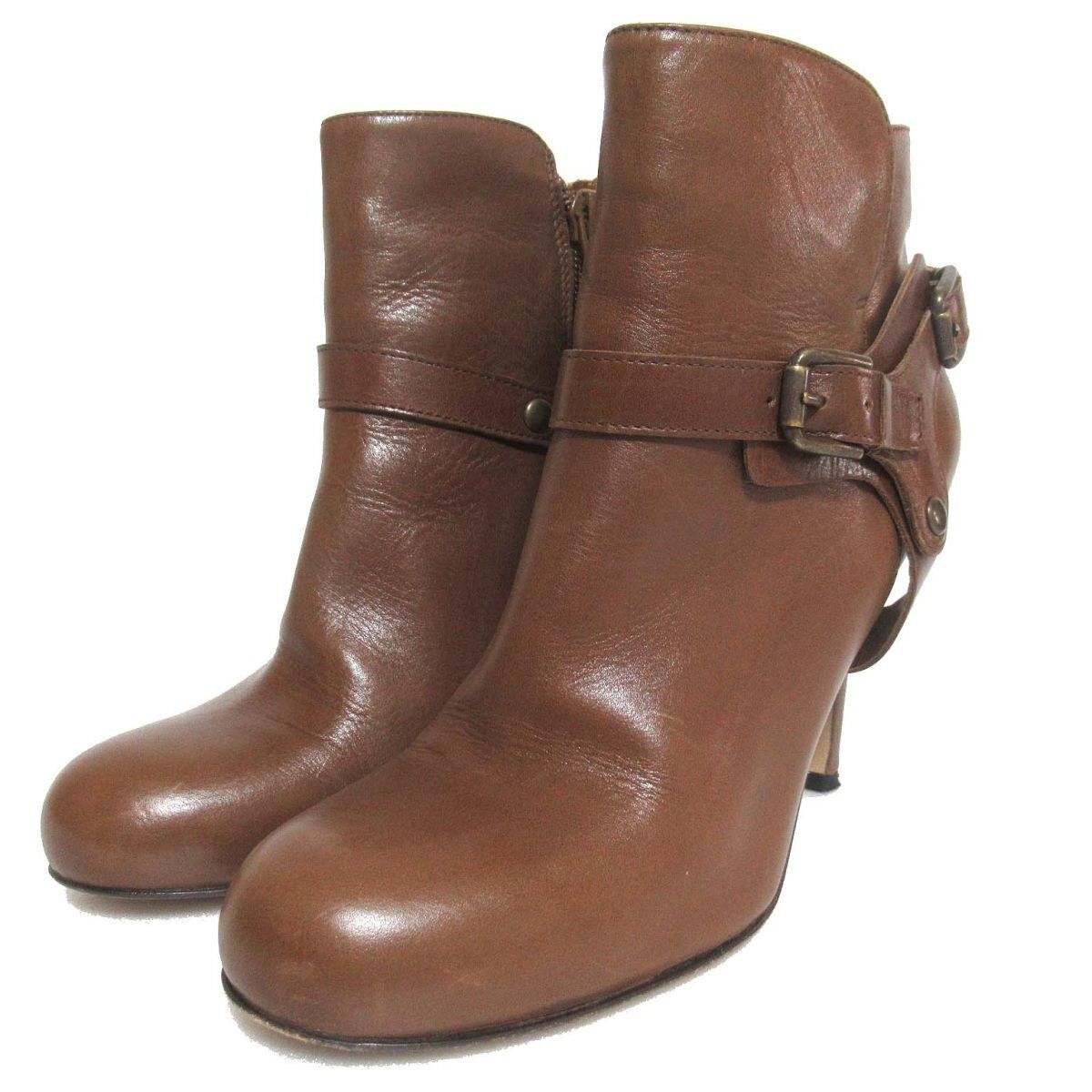 美品 PELLICO ペリーコ レザー ベルト ハイヒール ブーティー