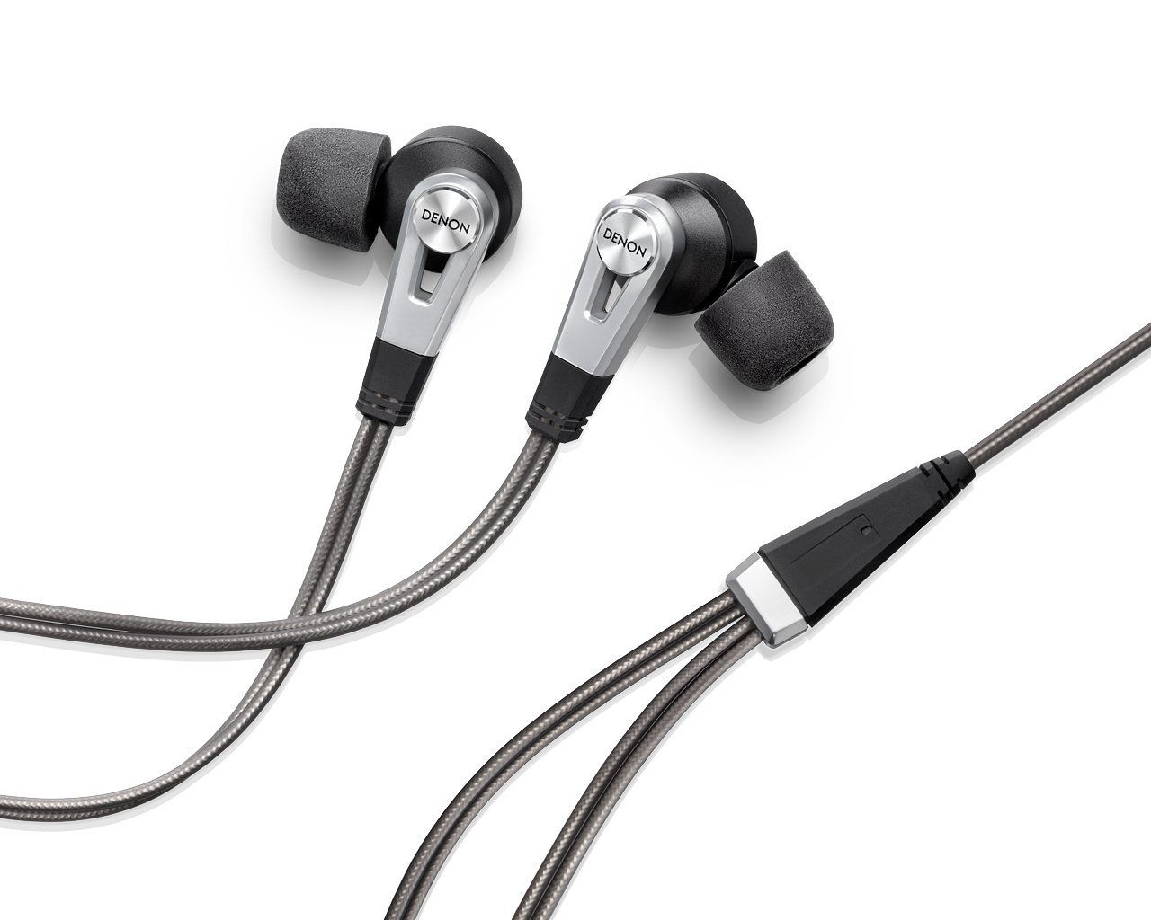 人気商品 デノン Denon AH-C820 カナル型イヤホン ハイレゾ音源対応|デュアルドライバー ブラック AH-C820-BK