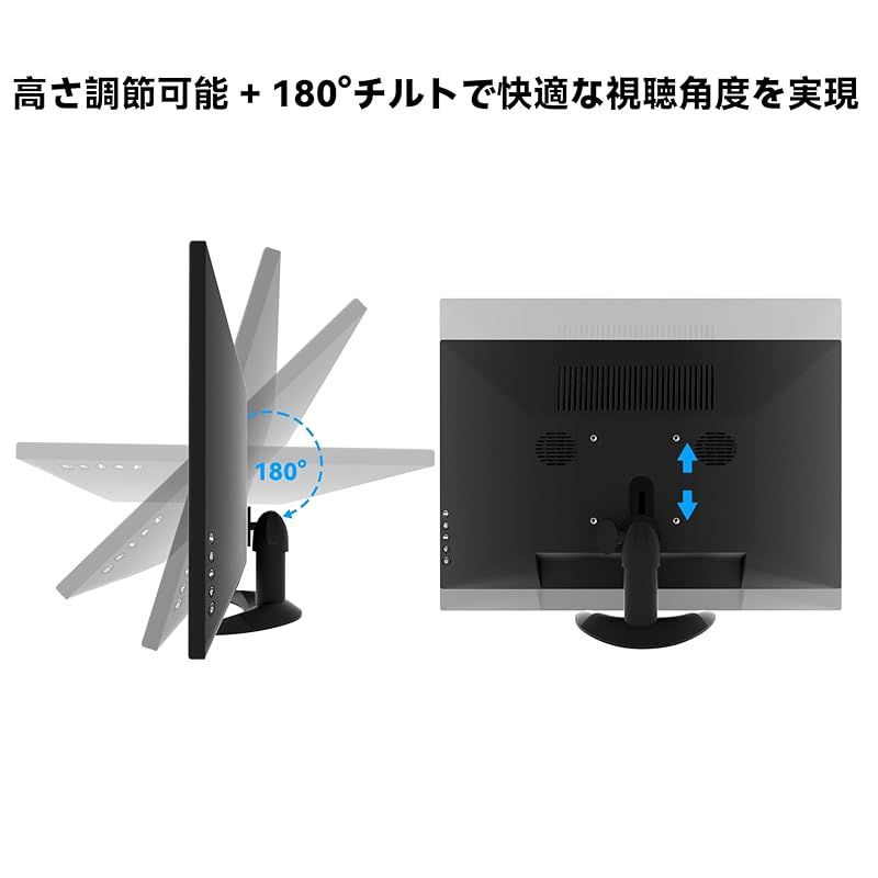  15.6インチモニター 小型 ディスプレイ 液晶ディスプレイ モニター HDMI VGA AV BNC USB ポート 1600 x 900 16 9 140°視野 VESAマウント スピーカー内蔵 リモコン 1 周辺機器 Wii