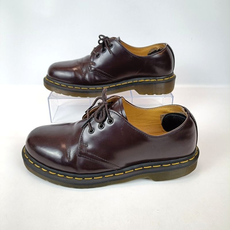Dr. Martens ドクターマーチン 3ホール シューズ UK4 バーガンディ