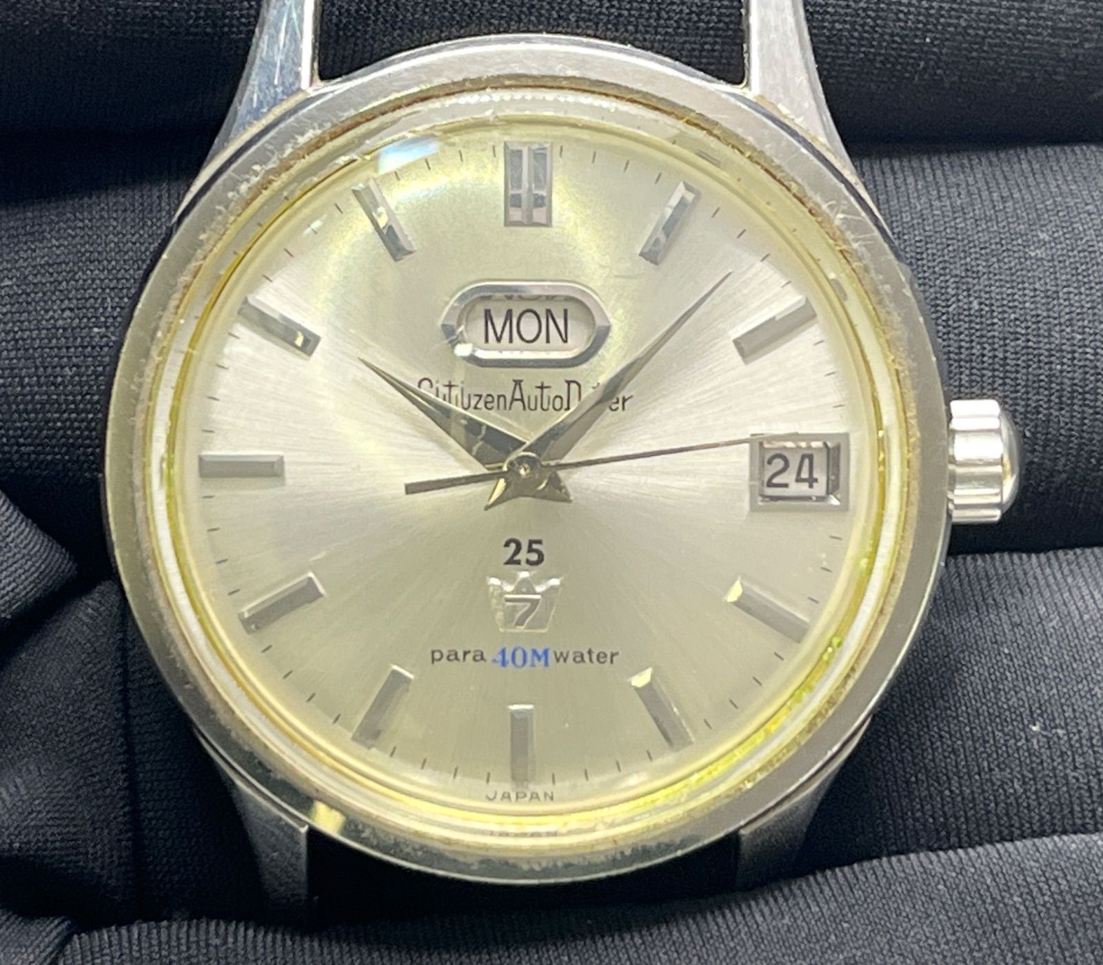 CITIZEN 自動巻き Dater Auto 19石 腕時計 メンズ 希少 1965年製 