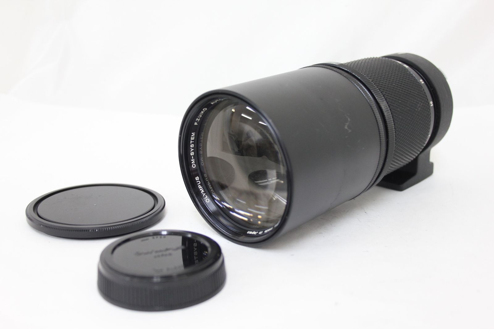 品 オリンパス Olympus F.Zuiko Auto-T 300mm F4.5 三脚座 前後キャップ付き レンズ M5275