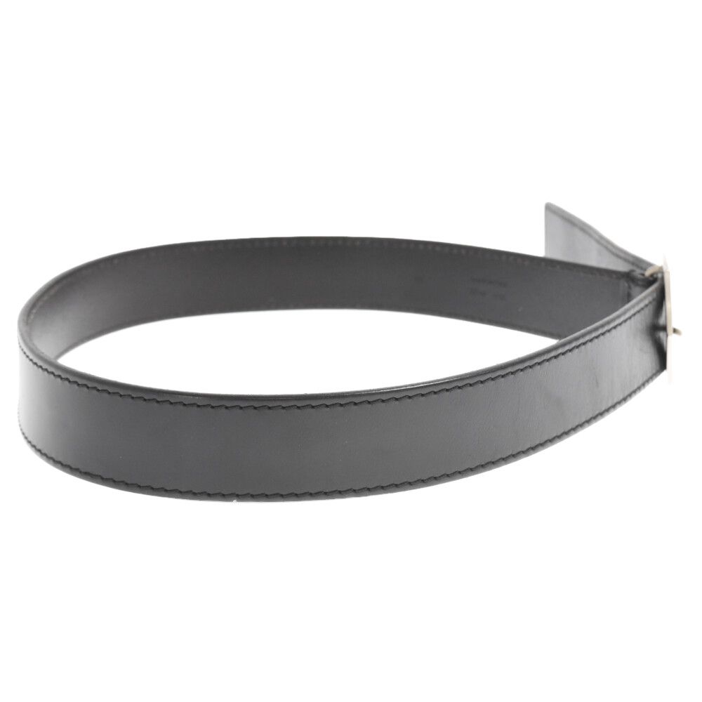 Dior HOMME (ディオールオム) 05SS Dバックル レザーベルト ブラック 