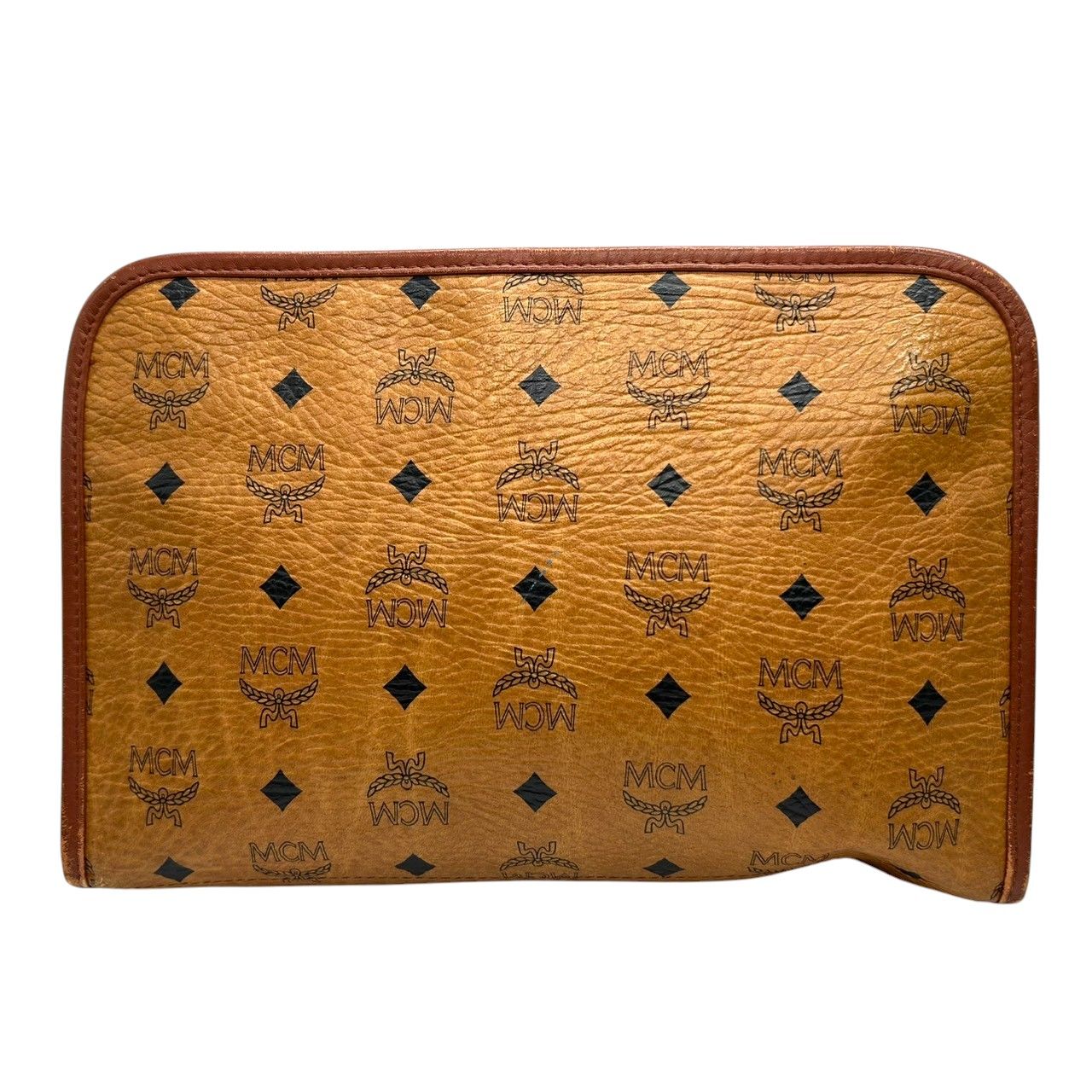 美品 ■ MCM ショルダーバッグ セカンドバッグ 2way ゴールド金具 美品 □ MCM ショルダーバッグ セカンドバッグ 2way ゴールド金具 MCM