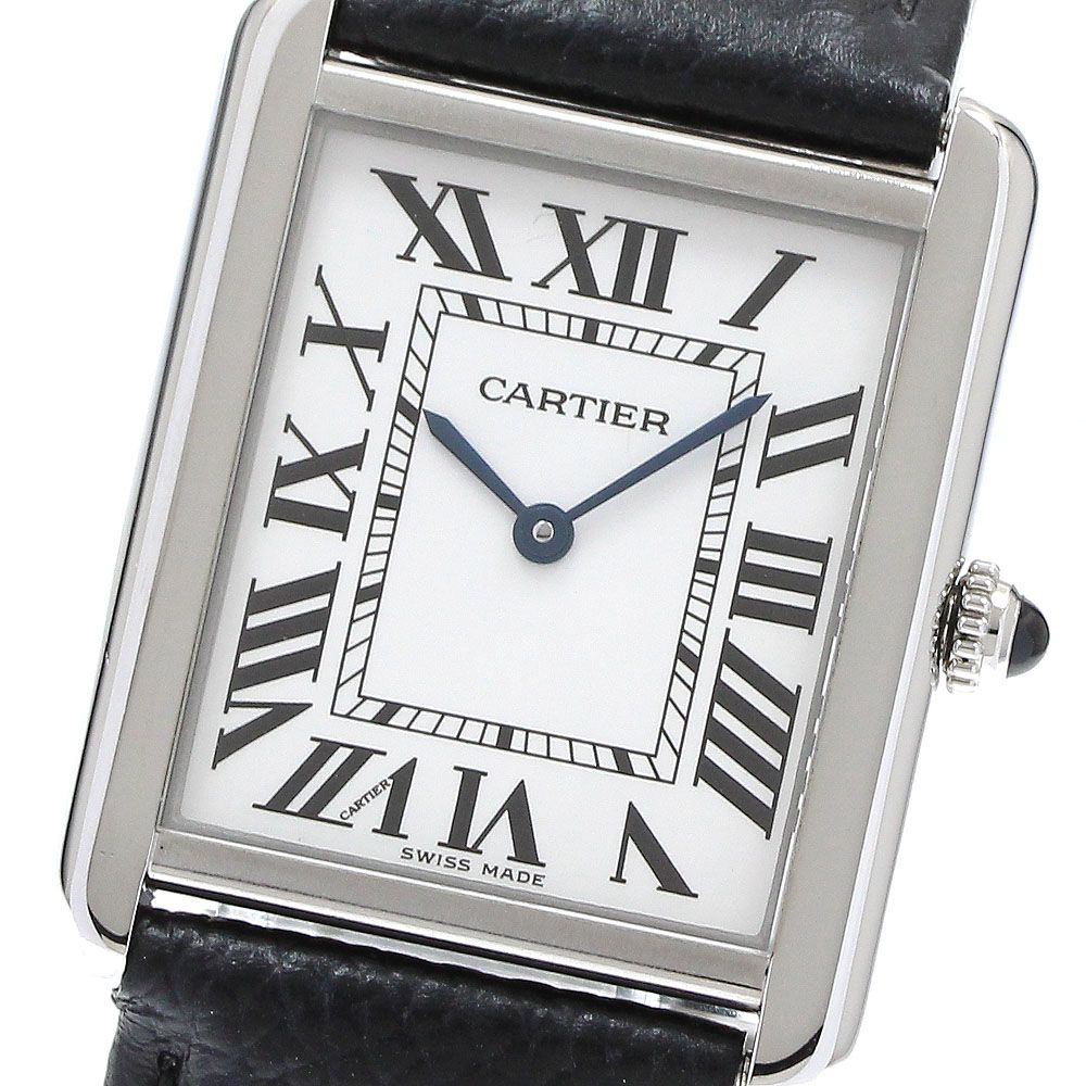 カルティエ CARTIER WSTA0028 タンクソロ LM クォーツ メンズ保証書付き_916268
