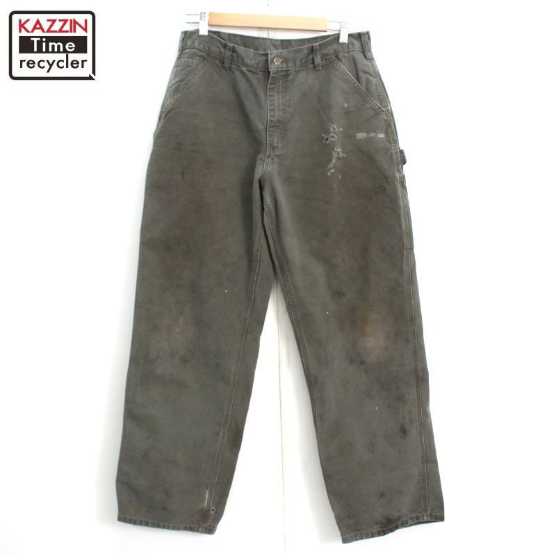 00s Carhartt ボロ ダック ペインターパンツ メンズ Lサイズ相当