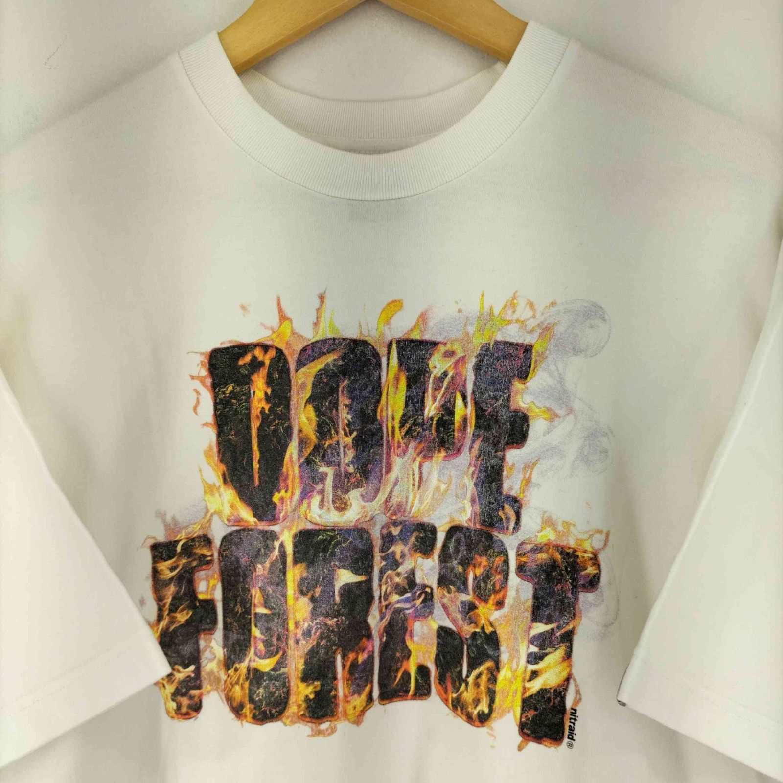 ナイトレイド Nitraid DOPE FOREST TEE ファイヤーロゴ Tシャツ メンズ 