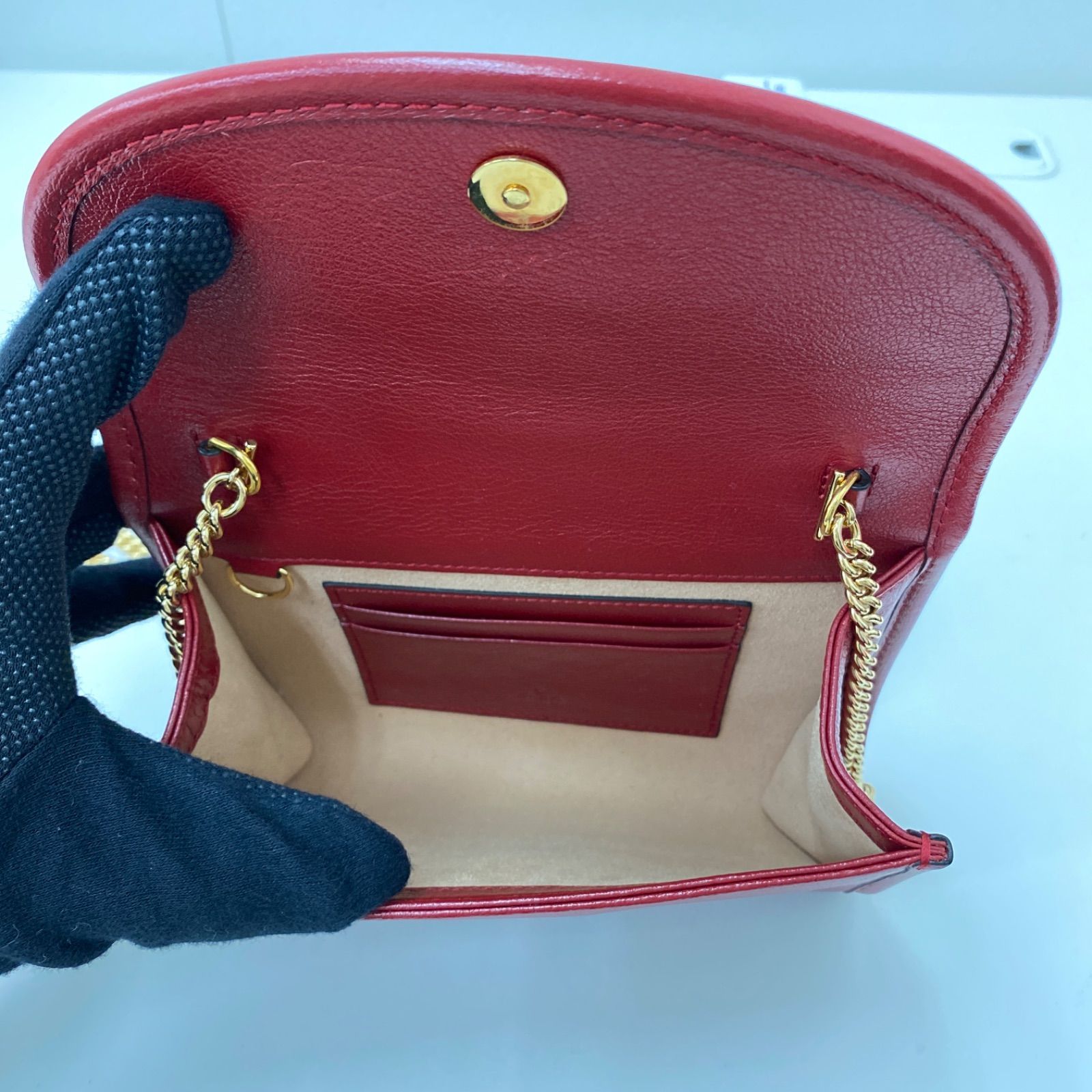 美品】GUCCI グッチ ラジャ チェーンショルダーバック - メルカリ 美品】GUCCI グッチ ラジャ チェーンショルダーバック - メルカリ