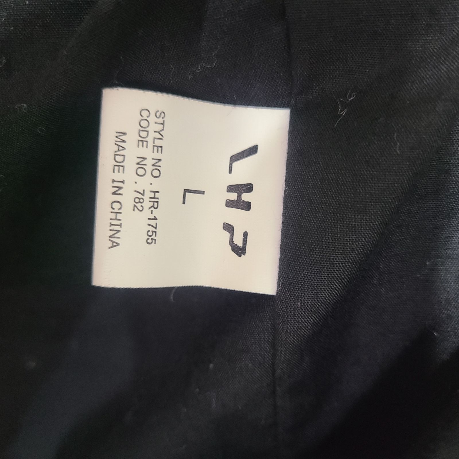 LHP エルエイチピー レザーブルゾン 中綿 ライダース 本革 ブラック L 
