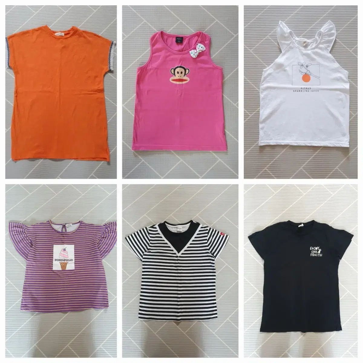 【雷市場（ポンジャン）商品韓国直送】 7 終日バッチ 150 Tシャツ