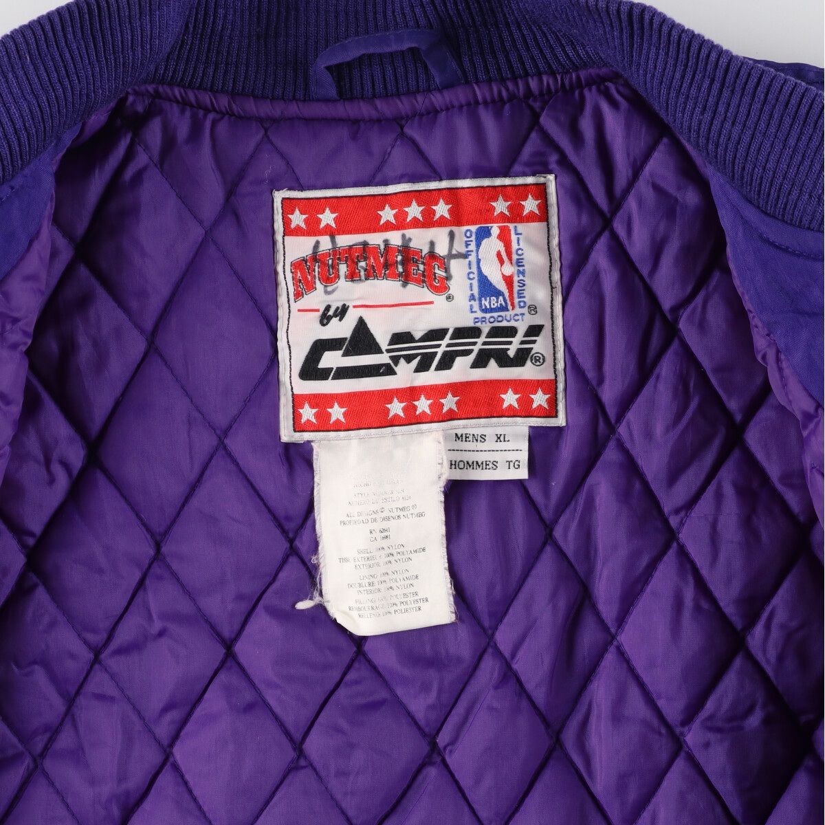 kings スタジャン NBA XL 紫 パープル