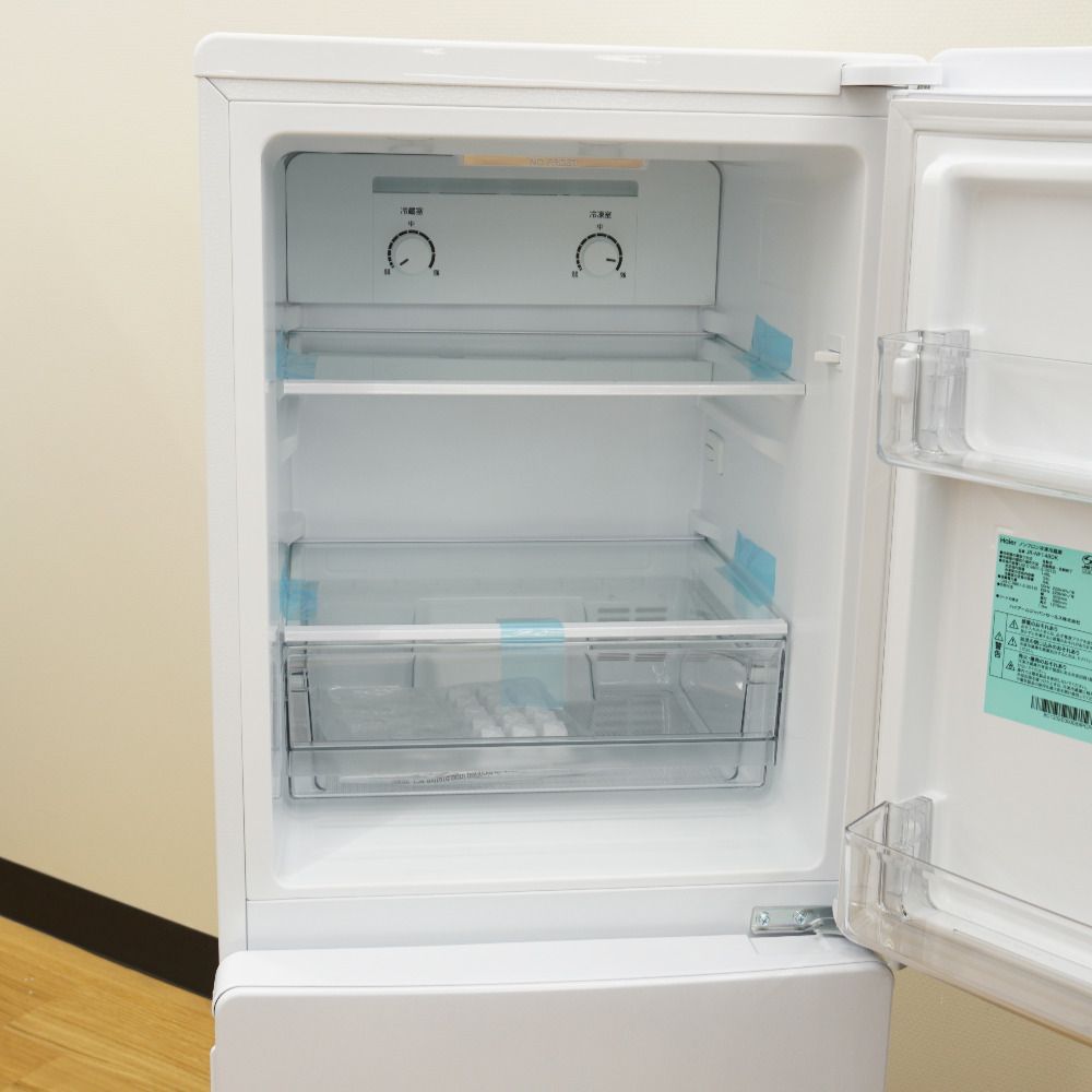 Haier ハイアール 冷蔵庫 148L 2ドア JR-NF148DK(W) ホワイト 2023年製  