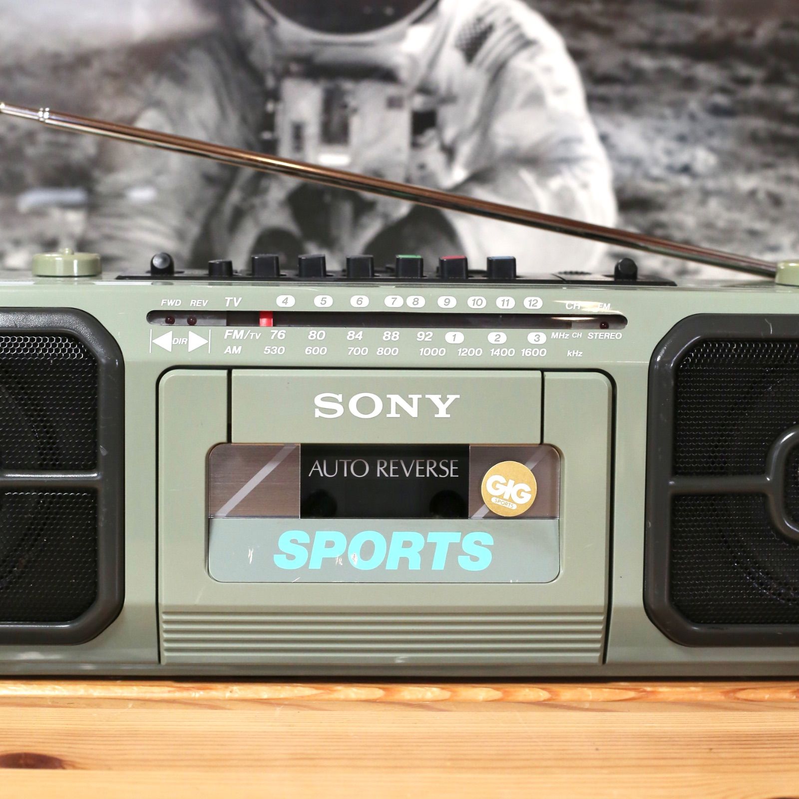 SONY SPORTS CFS-V75 防滴仕様 ラジカセ ソニー スポーツシリーズ 80