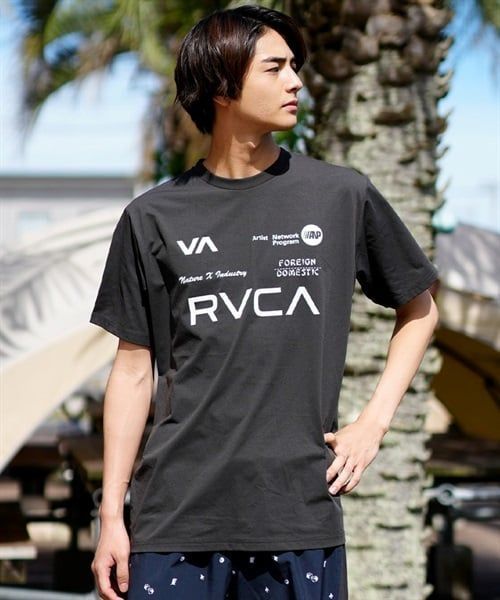 豪華 RVCA 水陸両用 半袖ラッシュガード ルーカ ラッシュTシャツ ルカ