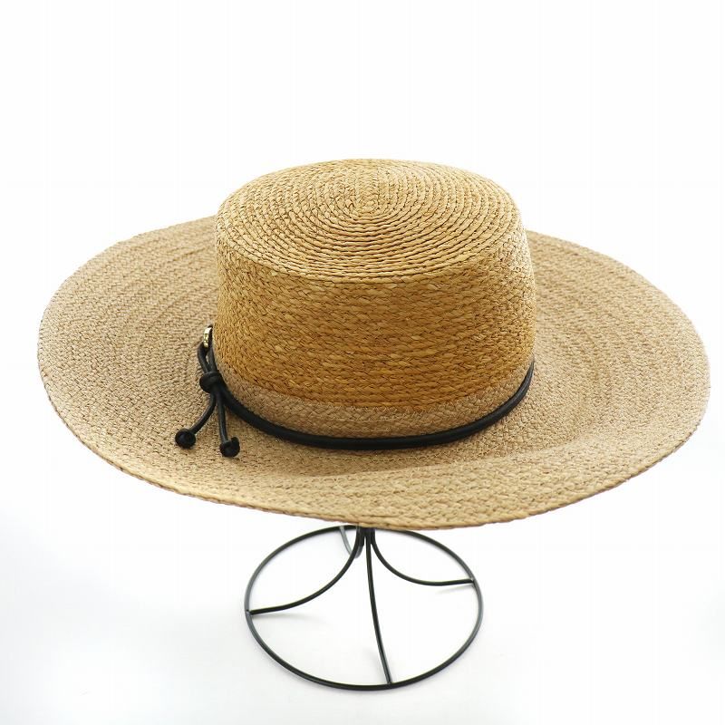 ヘレンカミンスキー 麦わら帽子 ストローハット ナチュラル ラフィア