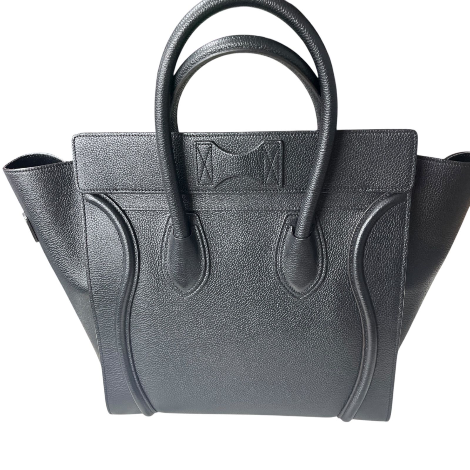 CELINE ラゲージ ミディアムショッパーレザー ブラック セリーヌ CELINE セリーヌ ラゲージ ミディアムショッパー ブラック
