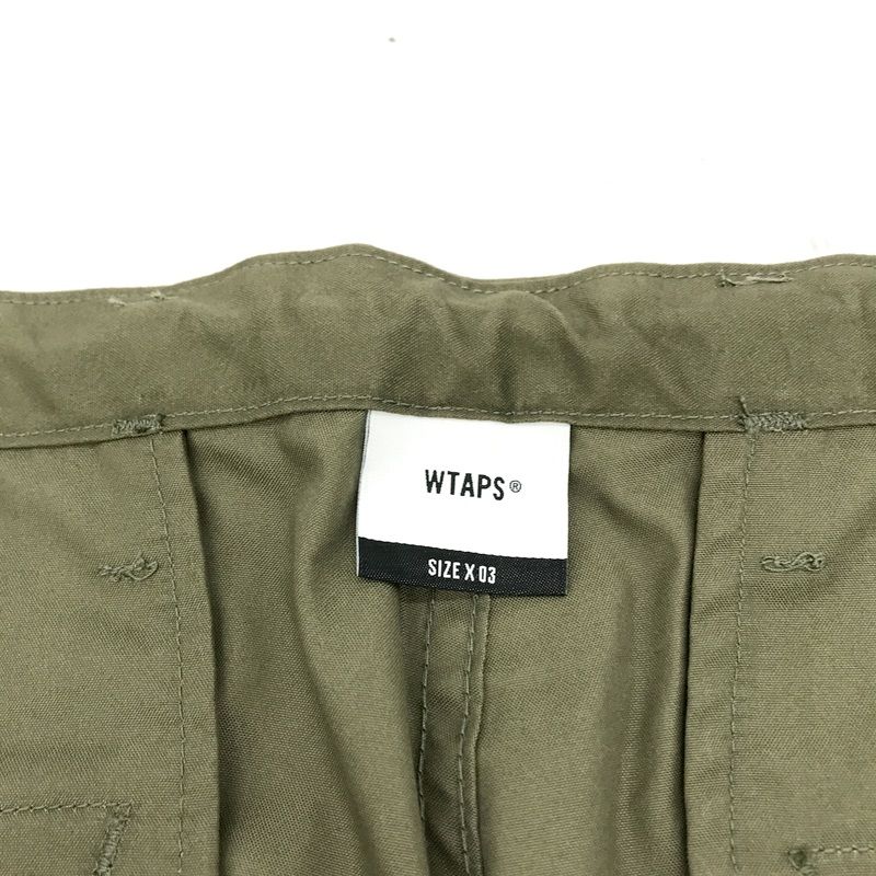 WTAPS カーゴパンツ 232WVDT-PTM07 袋付き ズボン 無地 古着