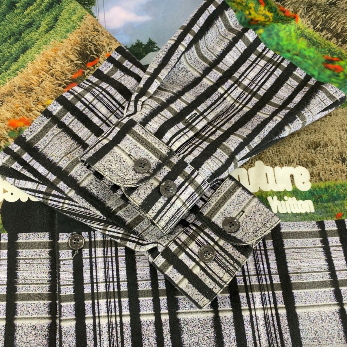 美品 LOUIS VUITTON ルイヴィトン 23AW プリンテッドコットンオーバー