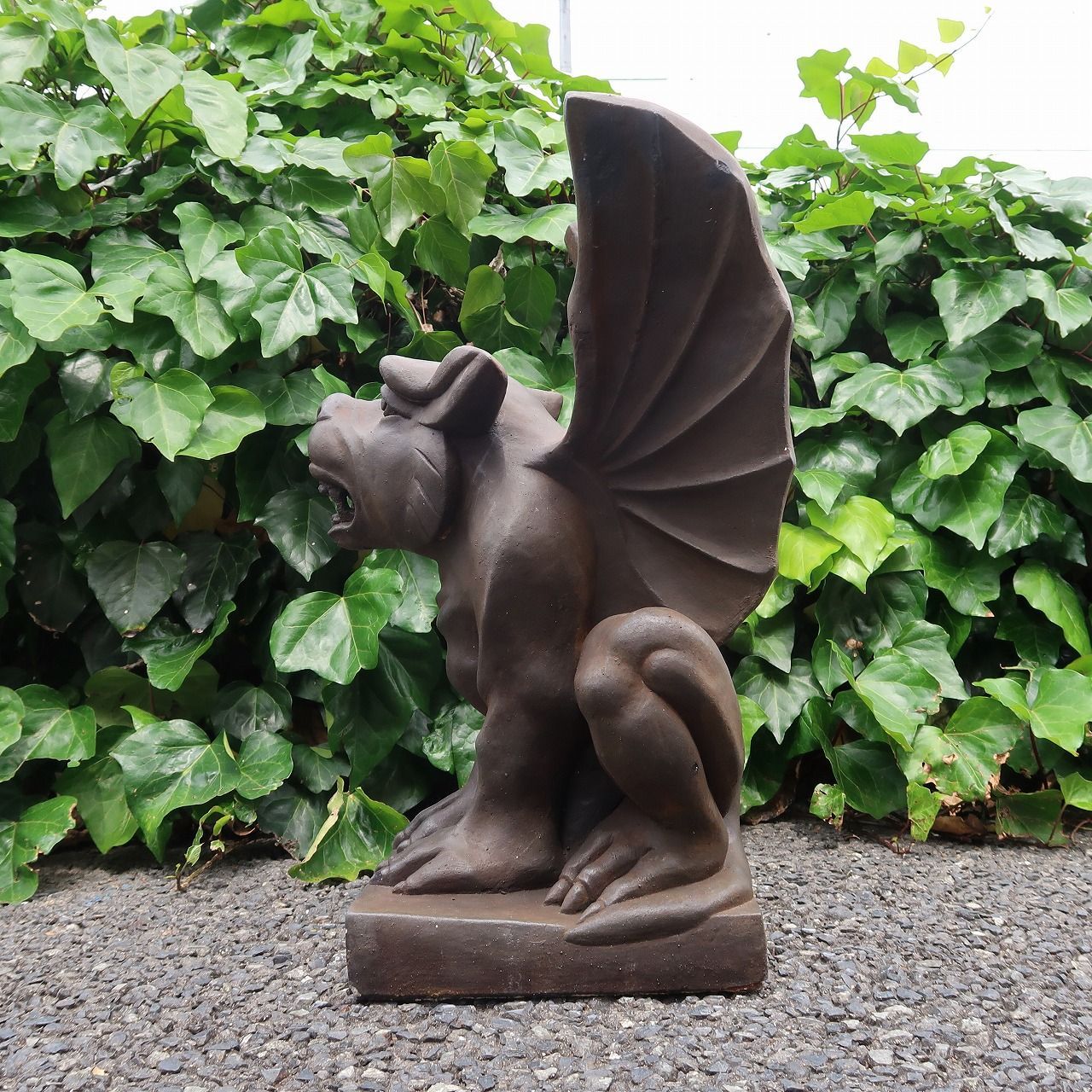 ♢骨董品♢置物♢ ガーゴイル石像 オーナメント 置物 オブジェ コンクリート