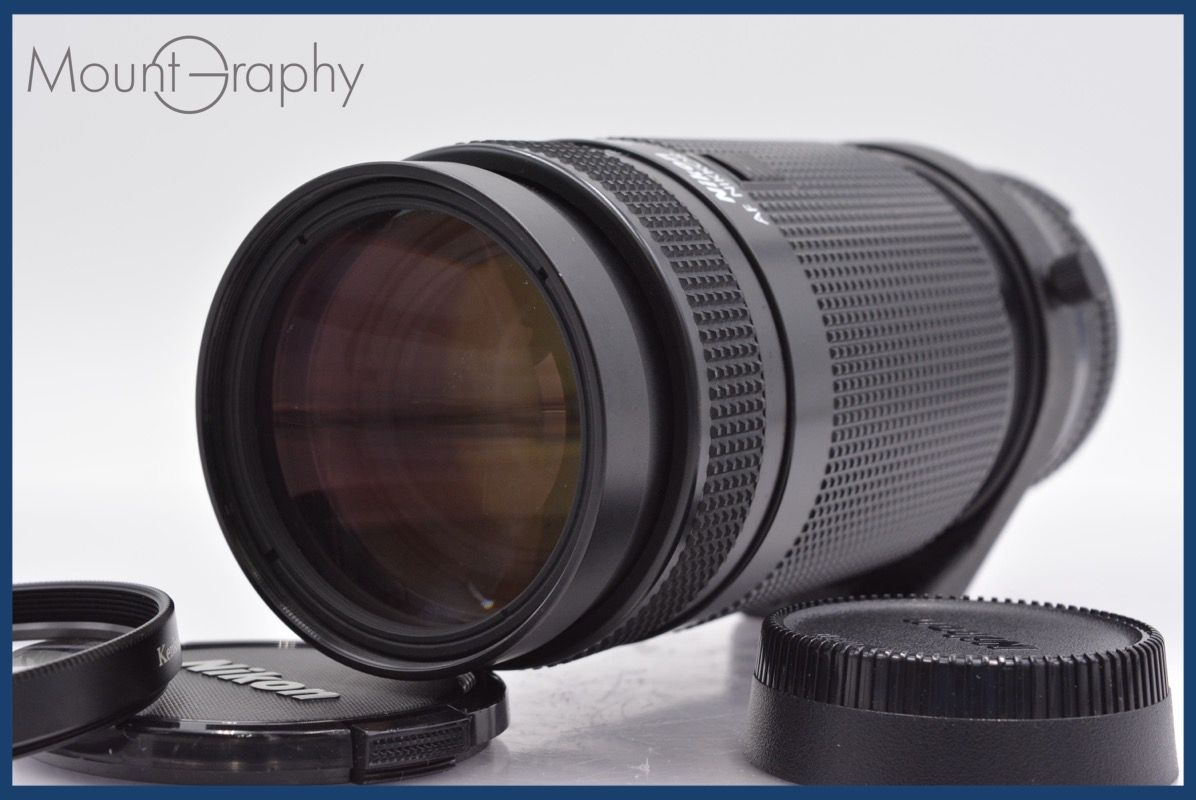 ☆極上美品☆ ニコン Nikon AF NIKKOR 75-300mm F4.5-5.6 前後キャップ\ 